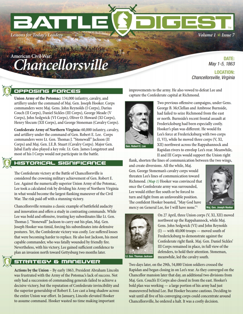 Battle Digest: Chancellorsville