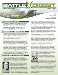 Cover image: Battle Digest: Gettysburg 9781648267475