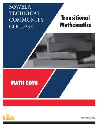 Cover image: Transitional Mathematics 1st edition 9781649508409