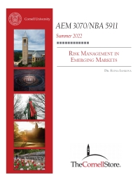 Cover image: Special Topics in AEM: Risk Management in Emerging Markets 1st edition 9781649508706