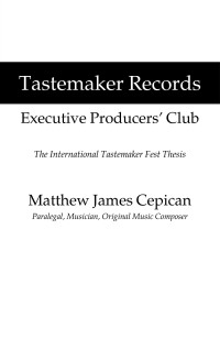 Omslagafbeelding: Tastemaker Records Executive Producers’ Club 9781663205209