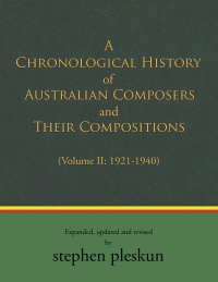 Cover image: A Chronological History of Australian Composers and Their Compositions 1901-2020