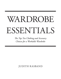 Cover image: Wardrobe Essentials 9781664157071