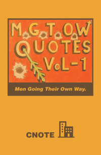 Cover image: Mgtow Quotes Vol-1 9781665541718
