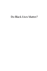 Cover image: Do Black Lives Matter? 9781666705416