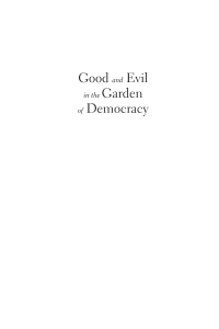 Imagen de portada: Good and Evil in the Garden of Democracy 9781666712971