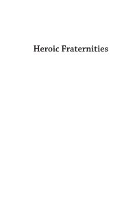 Imagen de portada: Heroic Fraternities 9781666715538