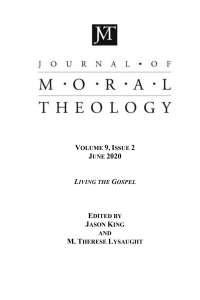 Cover image: Journal of Moral Theology, Volume 9, Issue 2 9781666718317