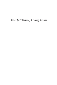 Cover image: Fearful Times; Living Faith 9781666731552