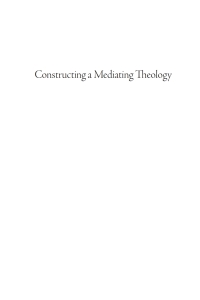 Imagen de portada: Constructing a Mediating Theology 9781666733853