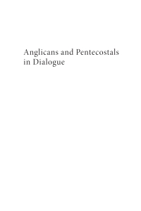 Titelbild: Anglicans and Pentecostals in Dialogue 9781666735734