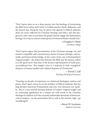 Cover image: Recovering Protestantism’s Original Insight 9781666737479