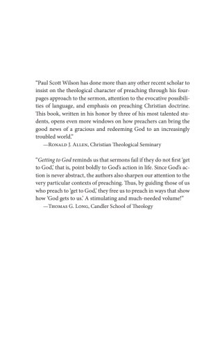 Cover image: Getting to God 9781666737493