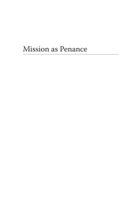 Cover image: Mission as Penance 9781666737608