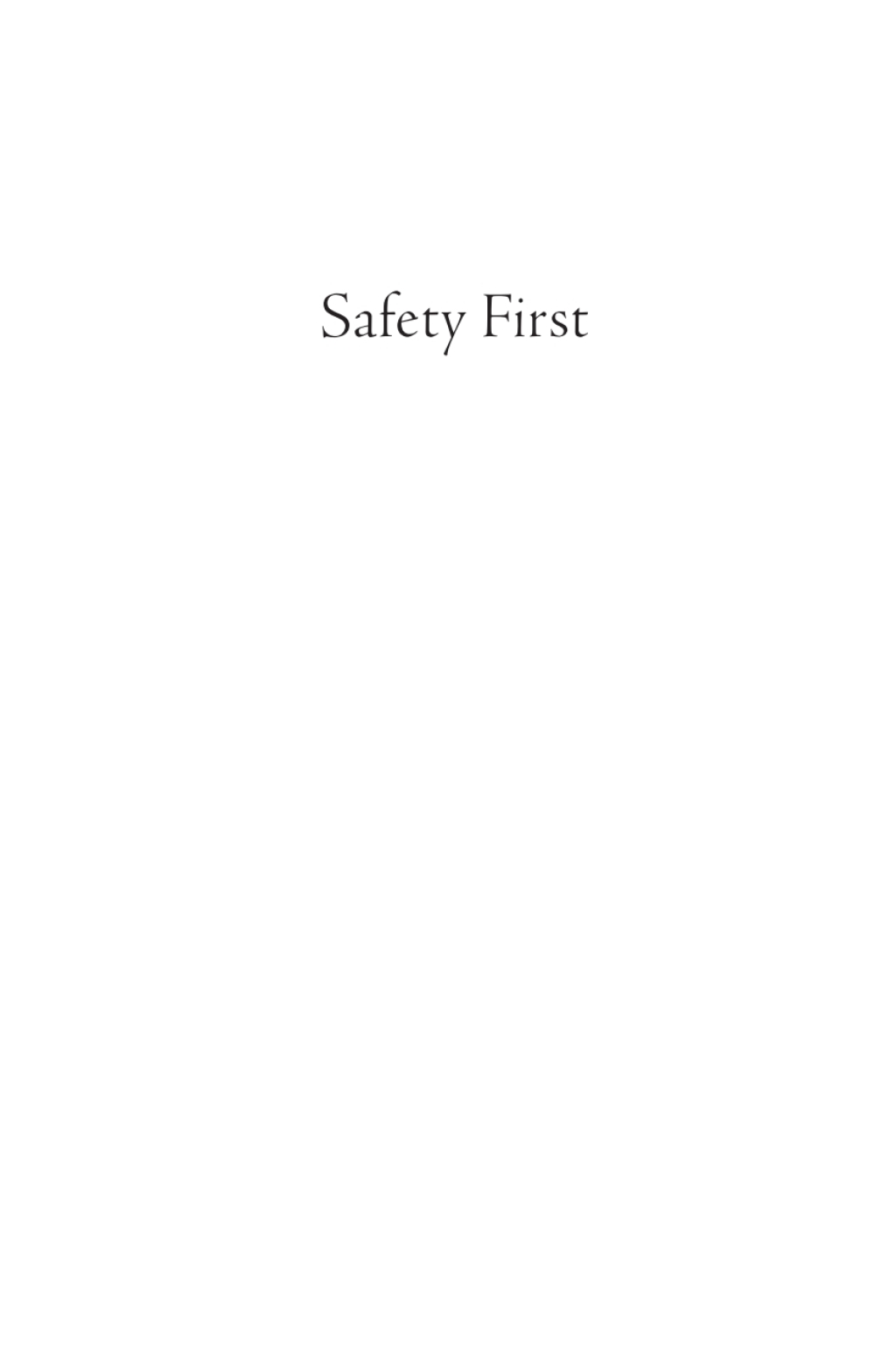 Safety First Imperium, Discontent, and Augustine
