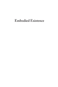 Cover image: Embodied Existence 9781666744088