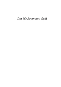 Imagen de portada: Can We Zoom into God? 9781666744293