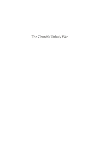 Cover image: The Church’s Unholy War 9781666748154