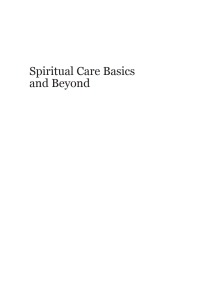 Cover image: Spiritual Care Basics and Beyond 9781666757873