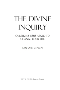 Imagen de portada: The Divine Inquiry 9781666759426