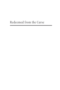 Cover image: Redeemed from the Curse 9781666760552