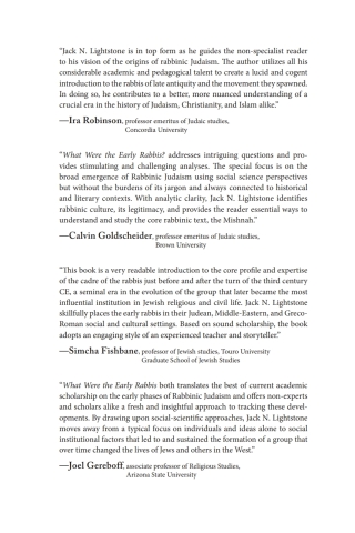 صورة الغلاف: What Were the Early Rabbis? 9781666762471