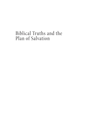 Imagen de portada: Biblical Truths and the Plan of Salvation 9781666765724