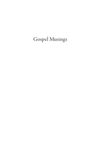 Cover image: Gospel Musings 9781666766080