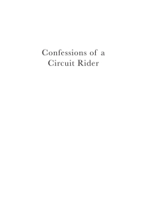 Cover image: Confessions of a Circuit Rider 9781666770308