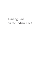 Omslagafbeelding: Finding God on the Indian Road 9781666771886