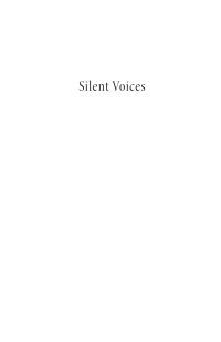 Imagen de portada: Silent Voices: Meditations for Holy Week 9781666773262