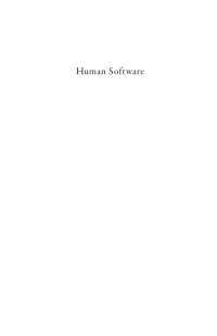 Cover image: Human Software 9781666774108