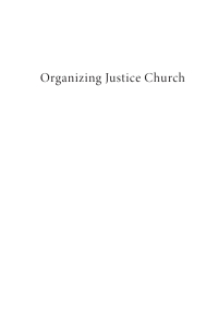 Cover image: Organizing Justice Church 9781666776485