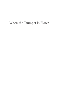 表紙画像: When the Trumpet Is Blown 9781666778212