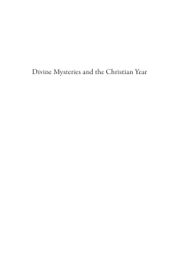 Cover image: Divine Mysteries and the Christian Year 9781666778939