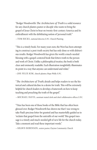 Cover image: The Architecture of Truth 9781666779028