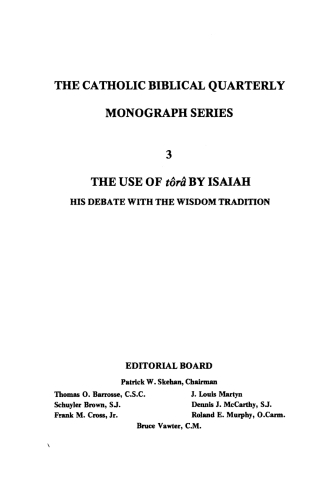 Imagen de portada: The Use of tôrâ by Isaiah 9781666779851