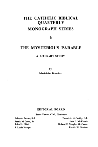 Cover image: The Mysterious Parable 9781666780024