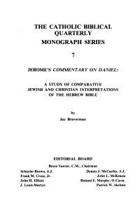 Cover image: Jerome’s Commentary on Daniel 9781666780055