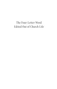 Cover image: The Four-Letter Word Edited Out of Church Life 9781666780888