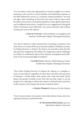 Cover image: Finding Direction to Redeem the Nations 9781666784121