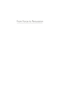 صورة الغلاف: From Force to Persuasion 9781666784428