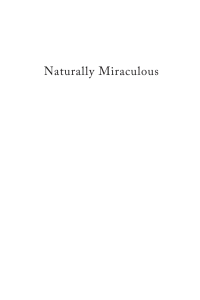 Imagen de portada: Naturally Miraculous 9781666785890