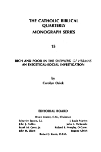 Cover image: Rich and Poor in the Shepherd of Hermas 9781666786255