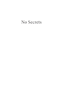 Imagen de portada: No Secrets 9781666787788