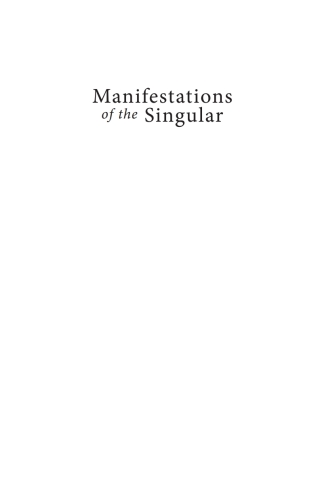 Imagen de portada: Manifestations of the Singular 9781666788563