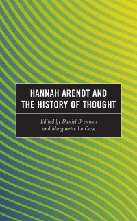 Titelbild: Hannah Arendt and the History of Thought 9781666900859