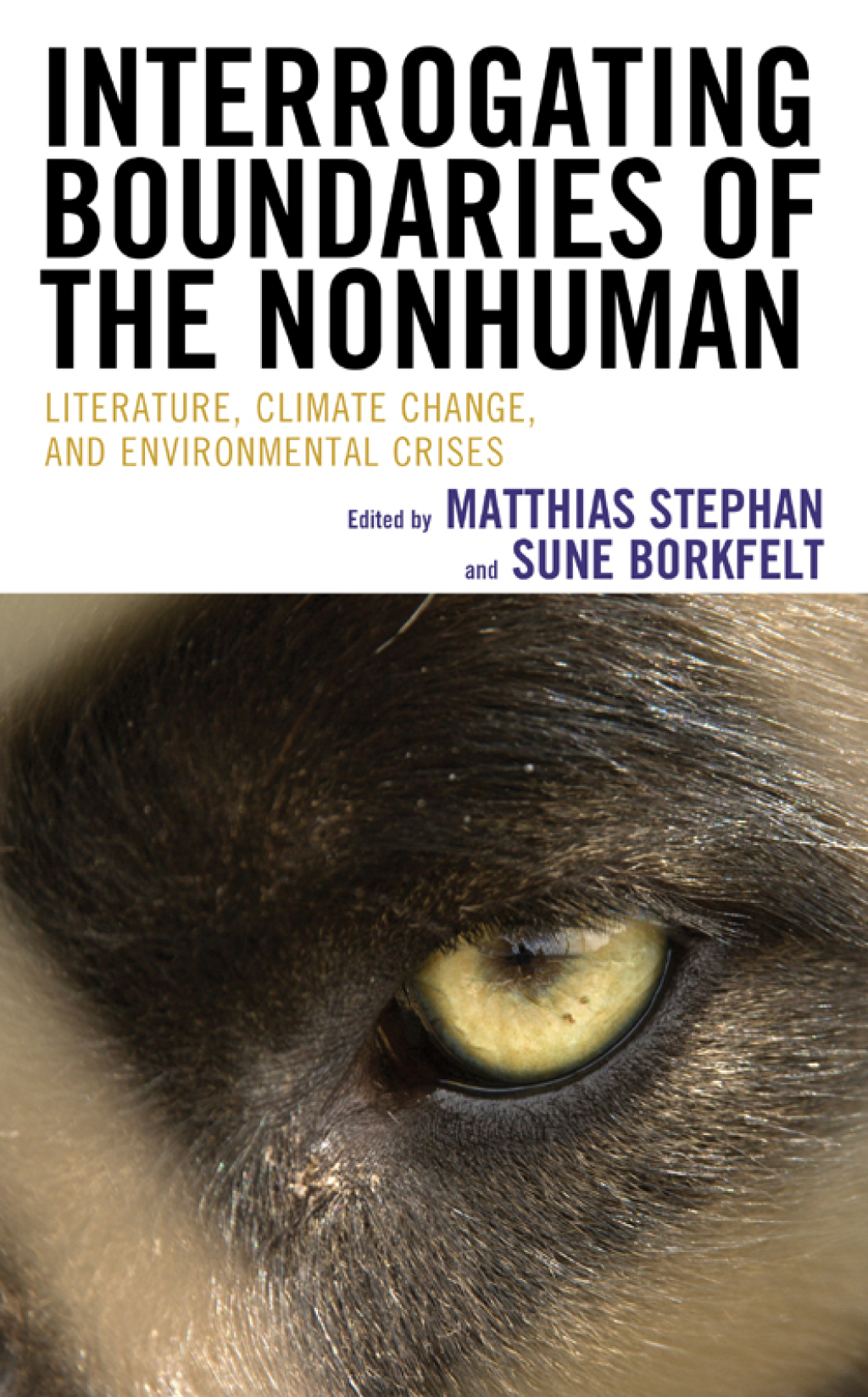 Interrogating Boundaries of the Nonhuman Literature, Climate Change, and Environmental Crises
