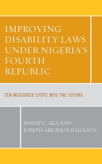 Cover image: Improving Disability Laws under Nigeria's Fourth Republic 9781666914177