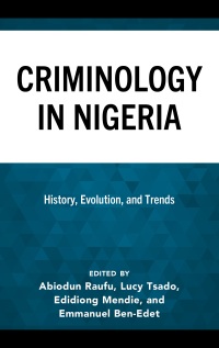 Cover image: Criminology in Nigeria 9781666954326